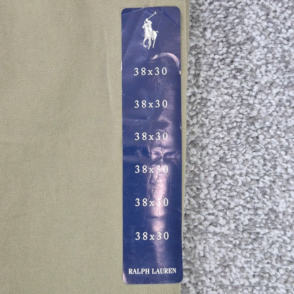 NWT Polo Ralph Lauren Prospect Pant Mens 38x30 Brown Chino Cotton